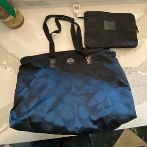 Coach Packable Weekender Tote. Used twice !!